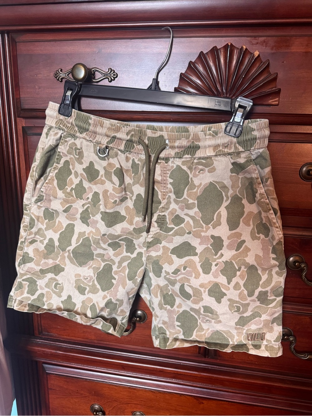 QILO WRMFZY DUCK CAMO Drawstring Men’s Shorts